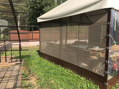 Москитная сетка на мягкое окно